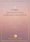 Cover of the free recovery guide 10 Signs Your Nervous System Is Still Stuck in Survival Mode for survivors of domestic abuse.