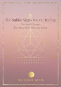 Cover of the free recovery guide The Subtle Signs You're Healing, helping survivors recognise progress during domestic abuse recovery.